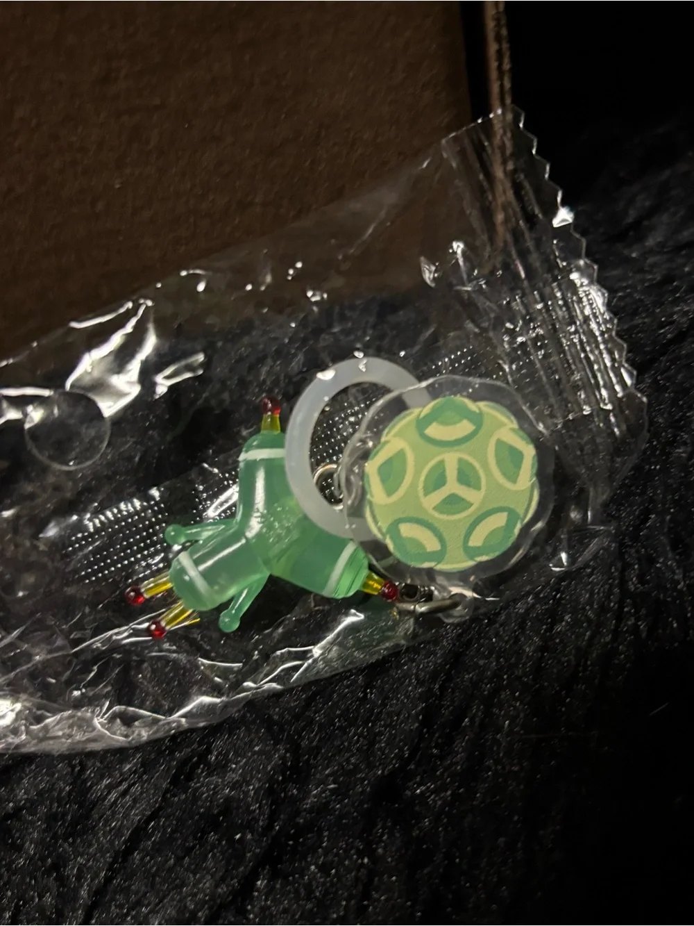 Katamari Damacy Green Astronaut Charm Keychain